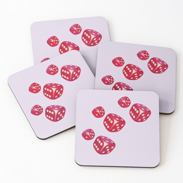 Item preview, LUCKY RED DICE designed and sold by Swooncake Press.
