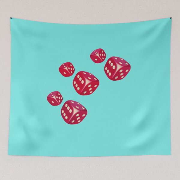 Item preview, LUCKY RED DICE designed and sold by Swooncake Press.