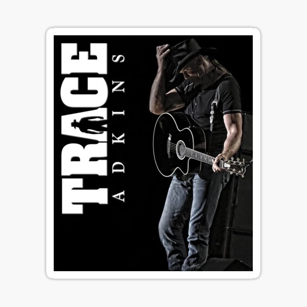 &ldquo;Trace Guitar Music Band Adkins Logo&rdquo; Sticker by lilitipes44 | Redbubble