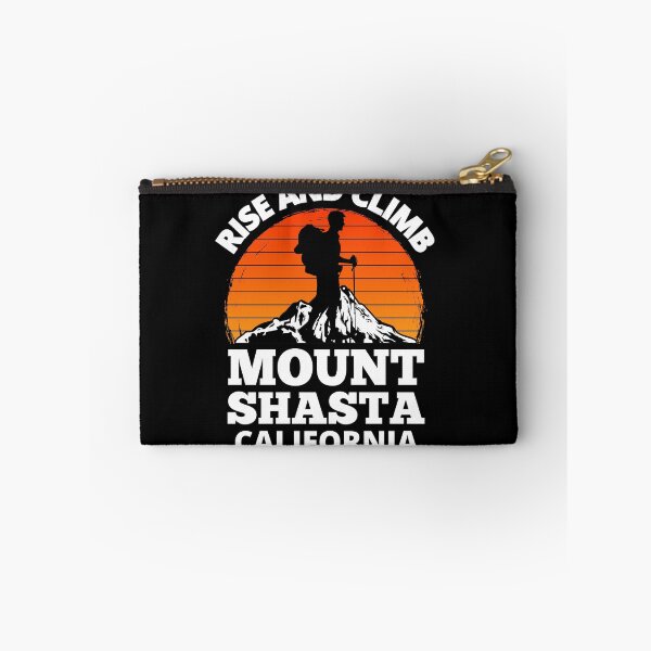 Item preview, Rise And Climb Mount Shasta California Vintage Mountain Climbing designed and sold by RGRamsey.