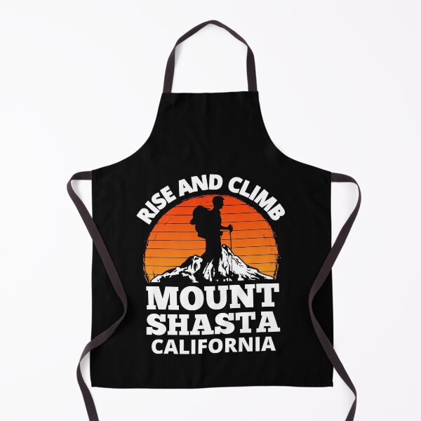 Item preview, Rise And Climb Mount Shasta California Vintage Mountain Climbing designed and sold by RGRamsey.