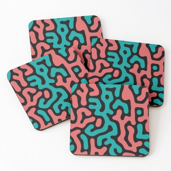 Item preview, Red and Green Turing Pattern designed and sold by rp-art.