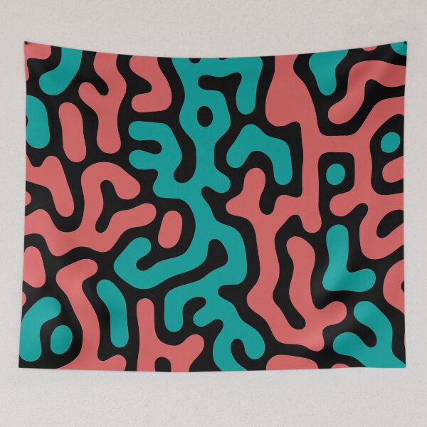 Item preview, Red and Green Turing Pattern designed and sold by rp-art.