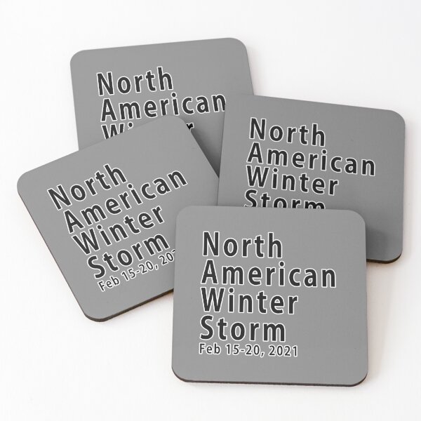 Item preview, North American Winter Storm 2021  designed and sold by PodiShawna.