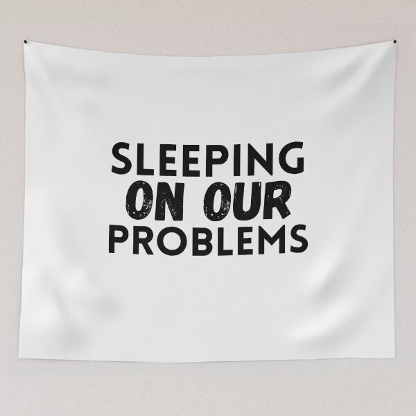 Item preview, sleeping on our problems designed and sold by SheIsAQueen.