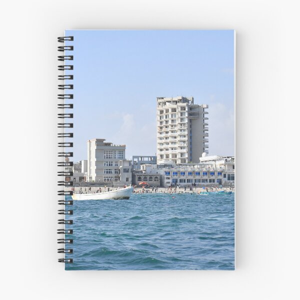 Item preview, A view of Lido beach from the sea in Mogadishu, Somalia designed and sold by VintageSomalia.