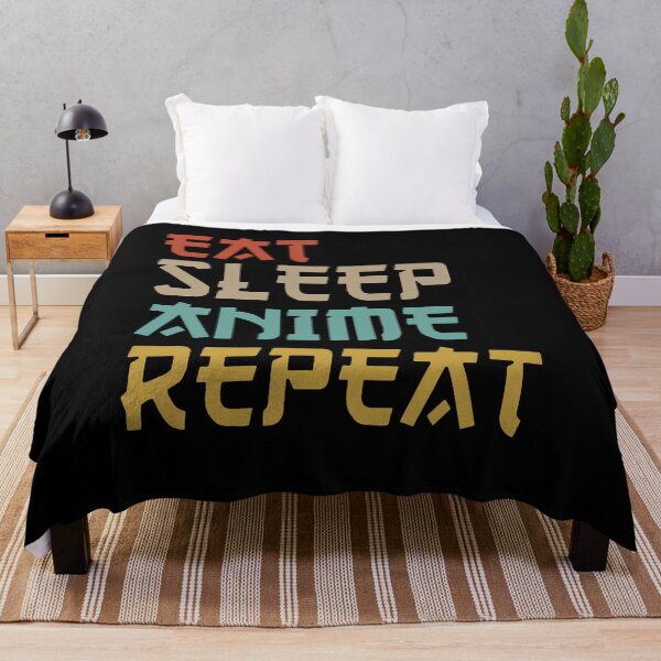 Aperçu de l'œuvre Eat Sleep Anime Repeat Shirt, Cool Anime Shirt, Gift for Anime Lover, Anime Fan Gift, Anime Otaku Shirt, Cadeau Pour Le Fan Danime Shirt créée et vendue par aymob.