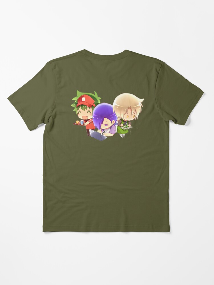 Chibi Characters The Devil Is A Part-timer Limited Edition T-shirts