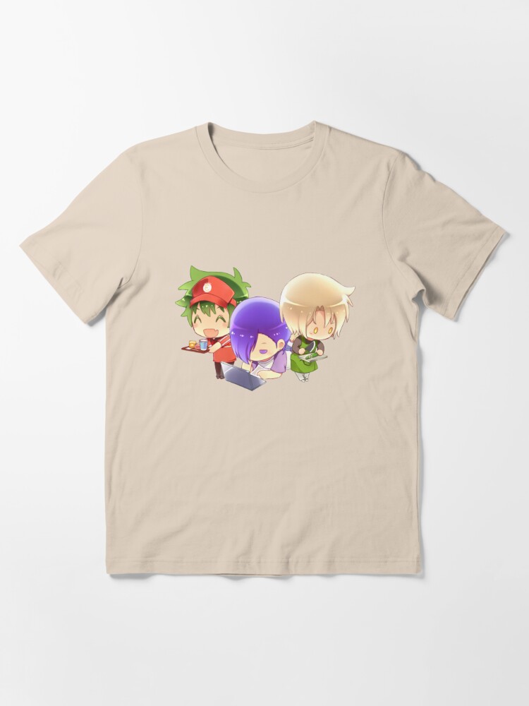 Chibi Characters The Devil Is A Part-timer Limited Edition T-shirts