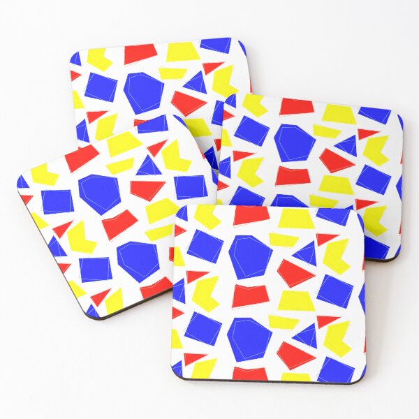 Item preview, Fun Geometric Pattern ( Primary Colours ) designed and sold by ghost-cookies.