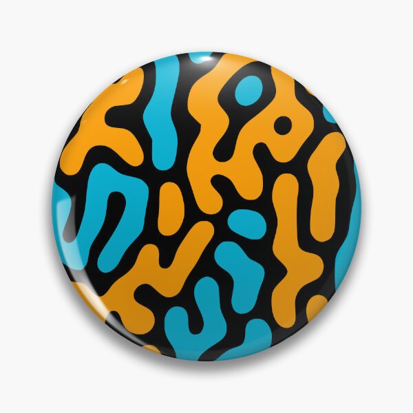 Item preview, Blue and Yellow Turing Pattern designed and sold by rp-art.