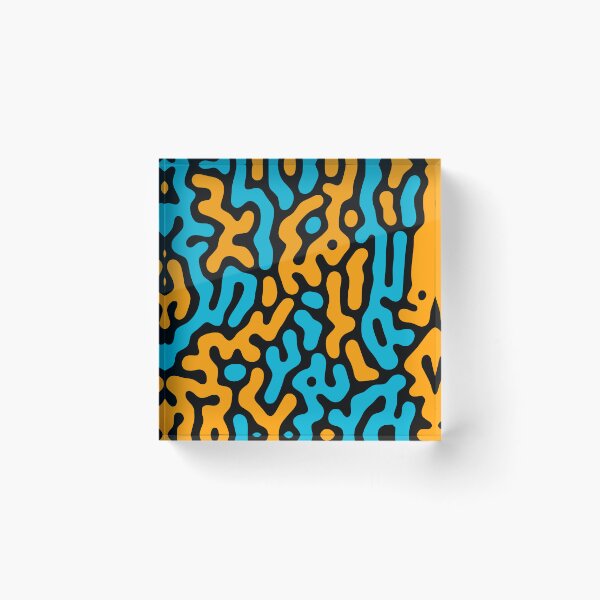 Item preview, Blue and Yellow Turing Pattern designed and sold by rp-art.