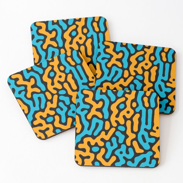 Item preview, Blue and Yellow Turing Pattern designed and sold by rp-art.