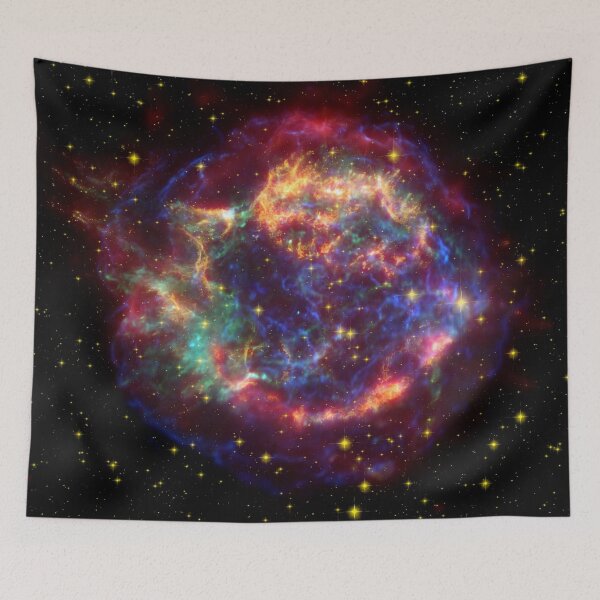 Item preview, Cassiopeia A captured by Great Observatories (constellation of Cassiopeia) designed and sold by Raureif.