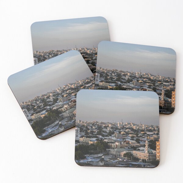 Item preview, An Ariel view of the uptown part of Mogadishu city. designed and sold by VintageSomalia.