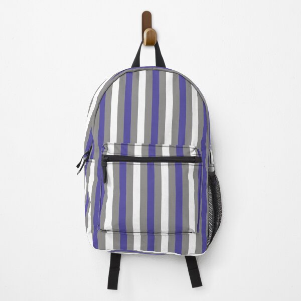 Item preview, Vertical stripes in Very Peri purple, gray and white designed and sold by Ninaeva.