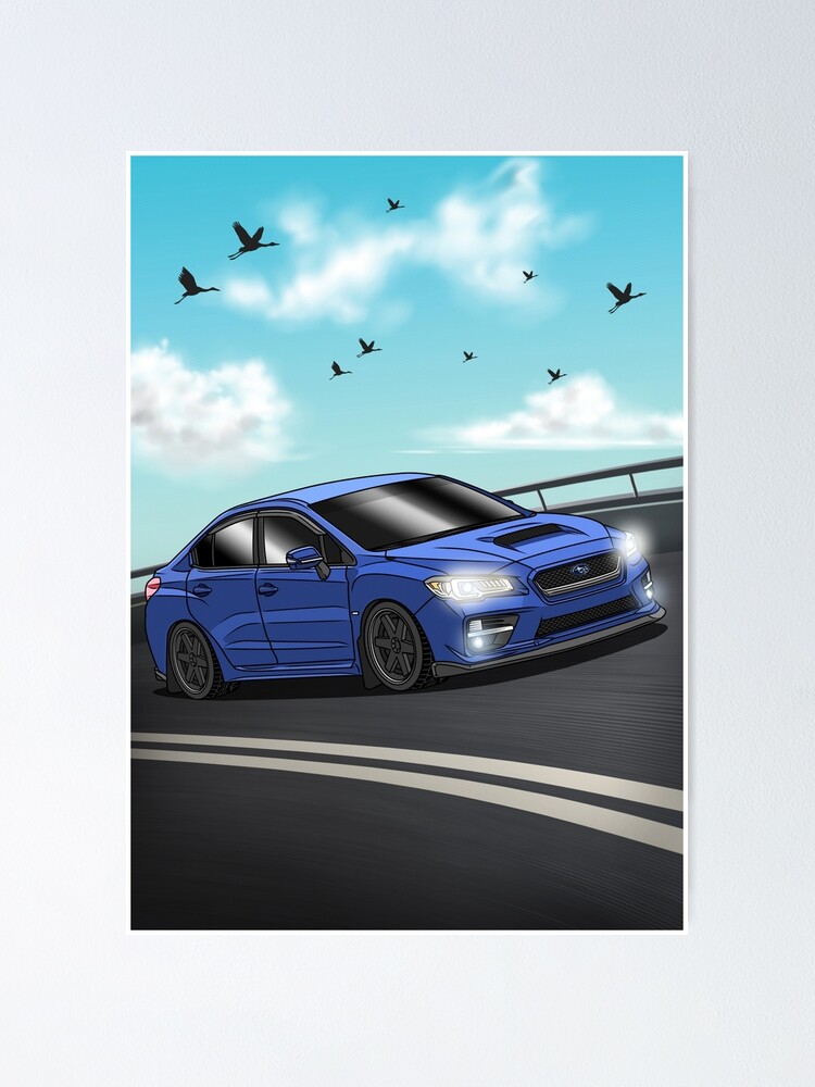 "Subaru Impreza WRX STi " Poster for Sale by Joshirosung Redbubble
