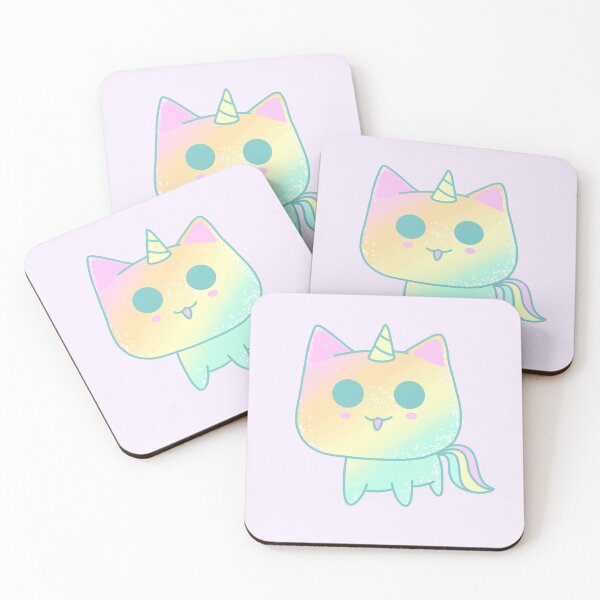 Item preview, Kawaii Rainbow Unicorn Cat designed and sold by Cre8iveCat.