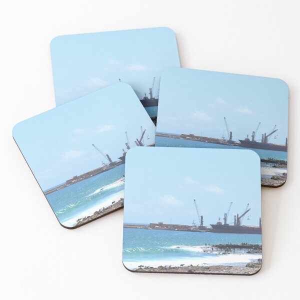 Item preview, A view of the sea port in Xamar Weyne, Mogadishu, Somalia. designed and sold by VintageSomalia.