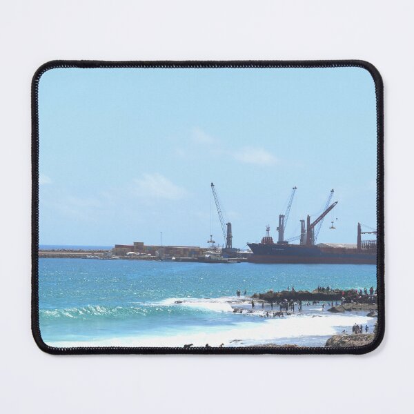 Item preview, A view of the sea port in Xamar Weyne, Mogadishu, Somalia. designed and sold by VintageSomalia.