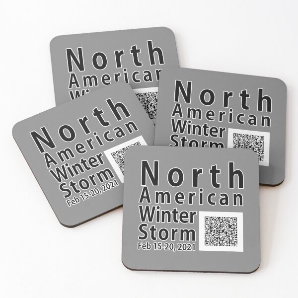 Item preview, North American Winter Storm 2021 USA designed and sold by PodiShawna.