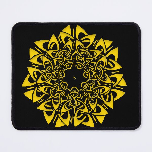 Item preview, Mandala Art with Yellow Circle Shape designed and sold by Sudrajat-Shop.