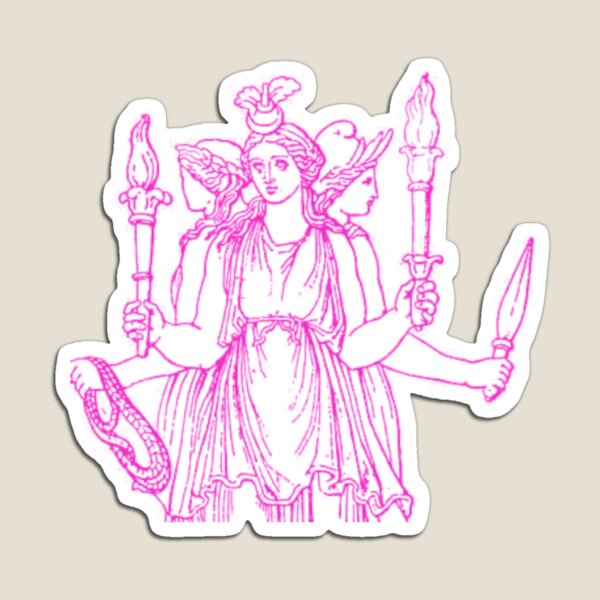 Artikelvorschau, Rosa Feuergöttin Hekate entworfen und verkauft von MrDemagio.