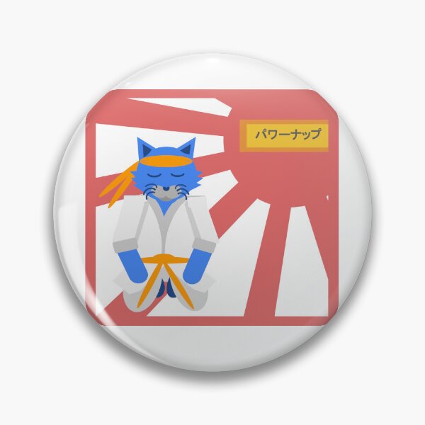 Item preview, POWER NAP CAT : RISING SUN w/blue cat designed and sold by CatgangSG.