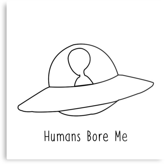 "Alien Spaceship Tumblr Hipster Cute Design" Metal Prints ...