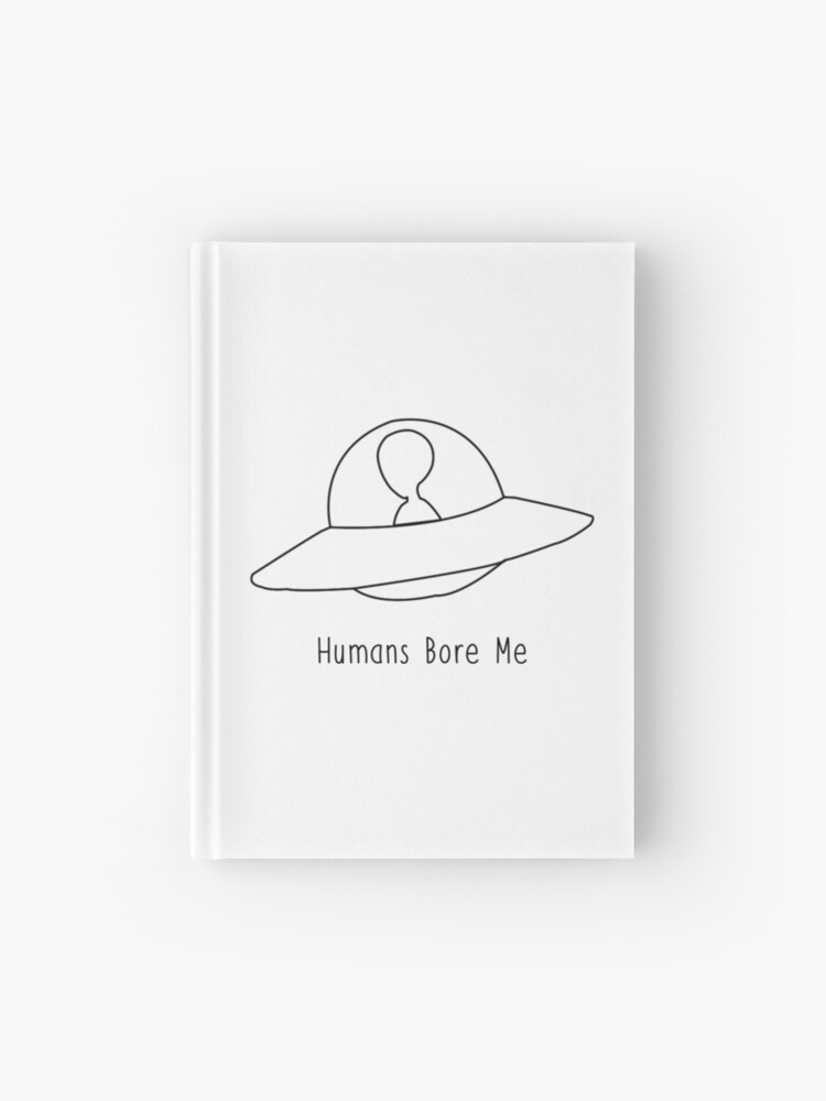 Cuaderno de tapa dura «Alien Spaceship Tumblr Hipster Cute Design» de  bronsonfreeny | Redbubble