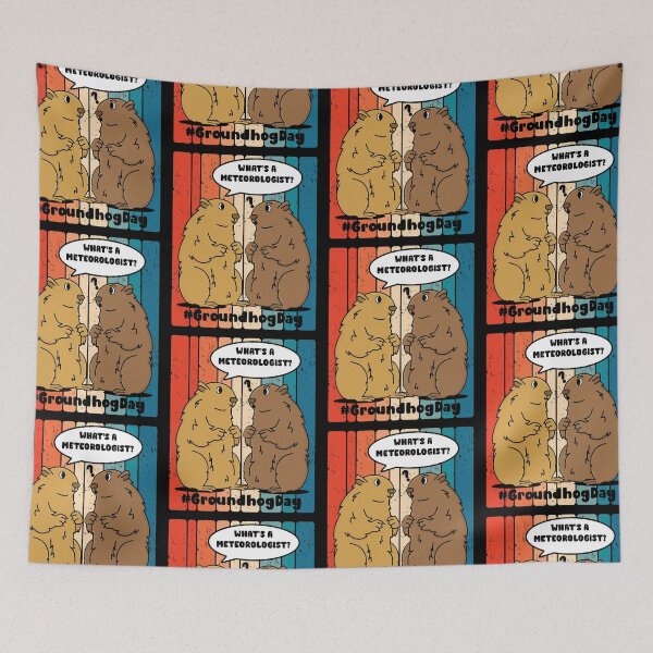 Item preview, Funny Groundhog Day Ground hog Meteorologist designed and sold by GravitiTees.