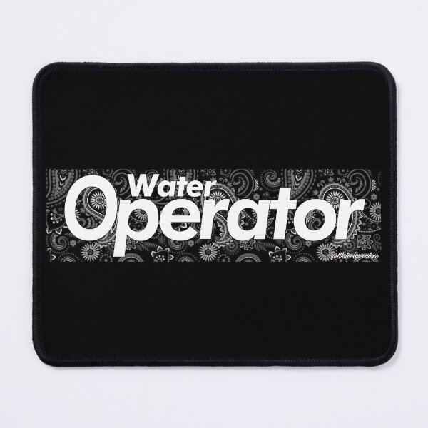 Item preview, Water Operator - Black Bandana designed and sold by WaterOperators.