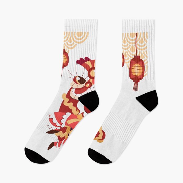 Item preview, Lion Dance Head Festival Happy Chinese New Year - White designed and sold by johnta17.