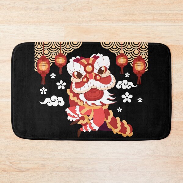 Item preview, Lion Dance Head Festival Happy Chinese New Year designed and sold by johnta17.