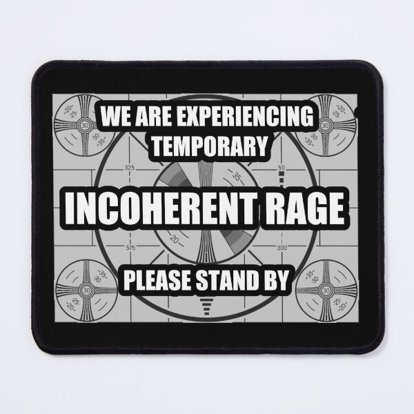 Item preview, Technical Difficulties (Incoherent Rage) designed and sold by sewohayami.
