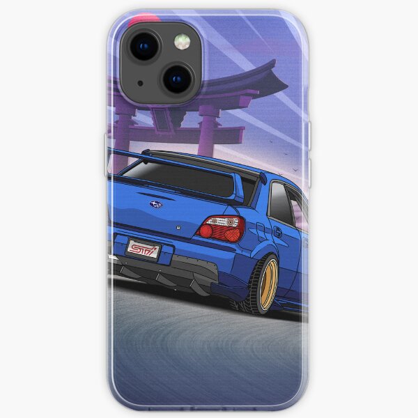 Subaru Impreza WRX STi in Japan iPhone Soft Case