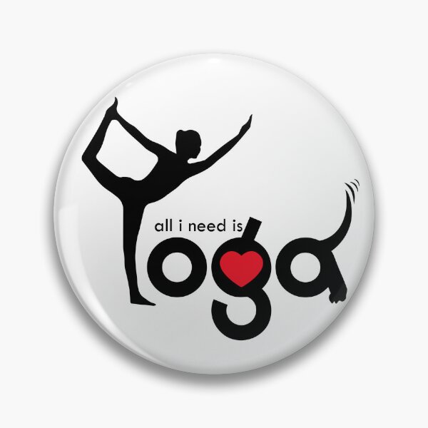 Item preview, All I Need Is Love And Yoga And A Dog designed and sold by iSeek.