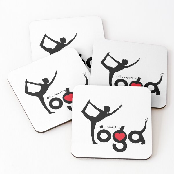 Item preview, All I Need Is Love And Yoga And A Dog designed and sold by iSeek.