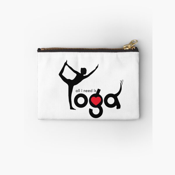 Item preview, All I Need Is Love And Yoga And A Dog designed and sold by iSeek.