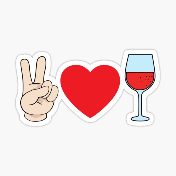 Wine Emoji Stickers for Sale