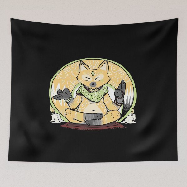 Item preview, Lucky Mystic Fox designed and sold by WeirdTrails.