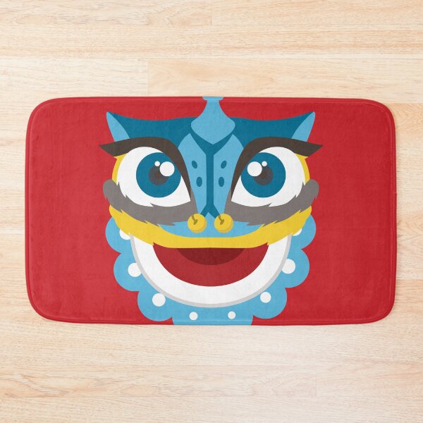 Item preview, Lion Dance Head Festival Happy Chinese New Year - red designed and sold by johnta17.