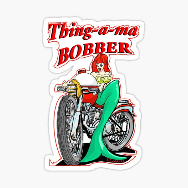 "Thing a ma bobber" Sticker for Sale by Slidershok Redbubble