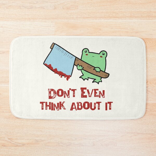 Item preview, Creepy Cute Kawaii Frog With Ax - Don't Even Think About It designed and sold by GrimButterfly.