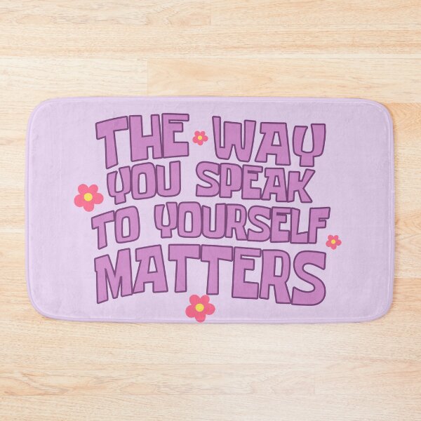 Item preview, The Way You Talk To Yourself Matters designed and sold by art-and-sticker.