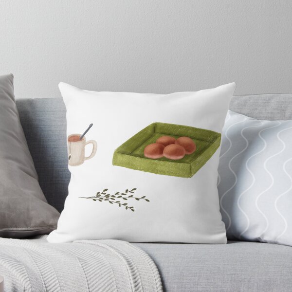 Item preview, Handdrawn tea and bread for breakfast designed and sold by tamongg14.