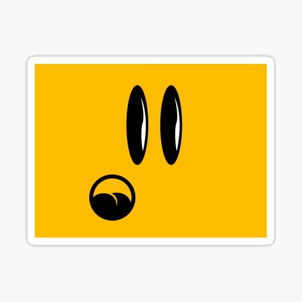 Ohh Face Sticker