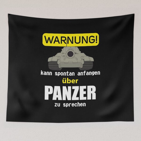 Item preview, In German: Warnung! Kann spontan anfangen über Panzer zu sprechen (Jagdtiger) designed and sold by FAawRay.