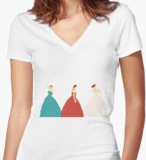 The Selection Trilogy Silhouettes Women's Fitted V-Neck T-Shirt