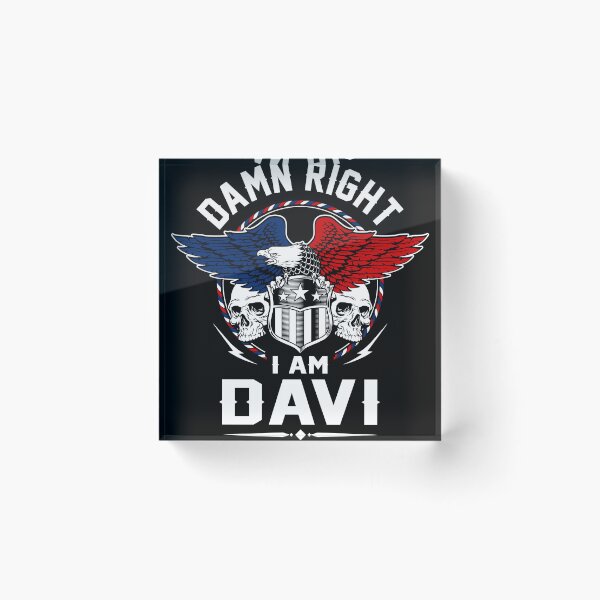 Item preview, Davi Name T Shirt - Damn Right I Am Davi Gift Item Tee designed and sold by artiagasonya.